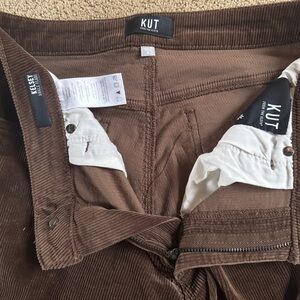 Kut from the Kloth Brown Corduroy Boot Cut Pants